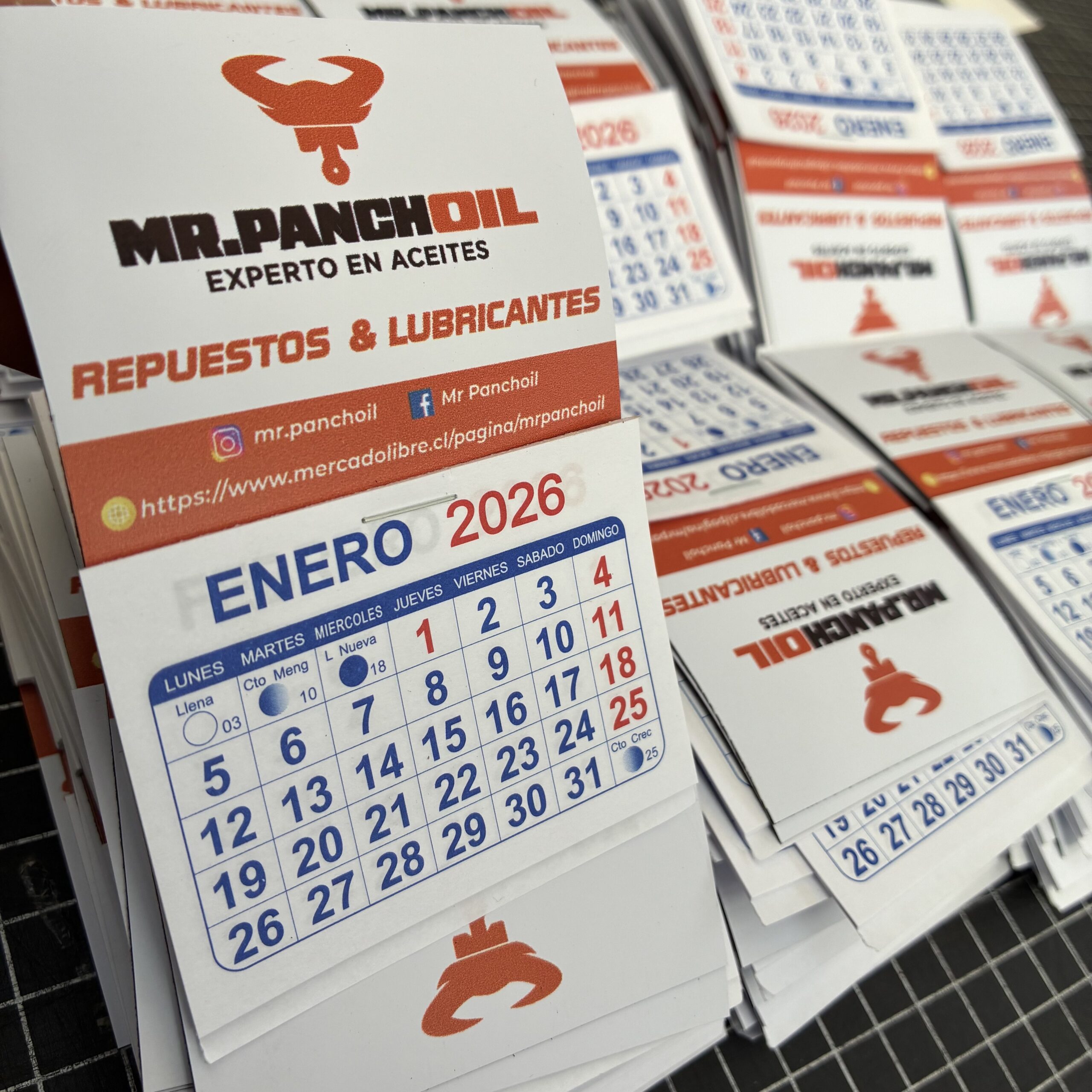Mini Calendarios Magnéticos 2026